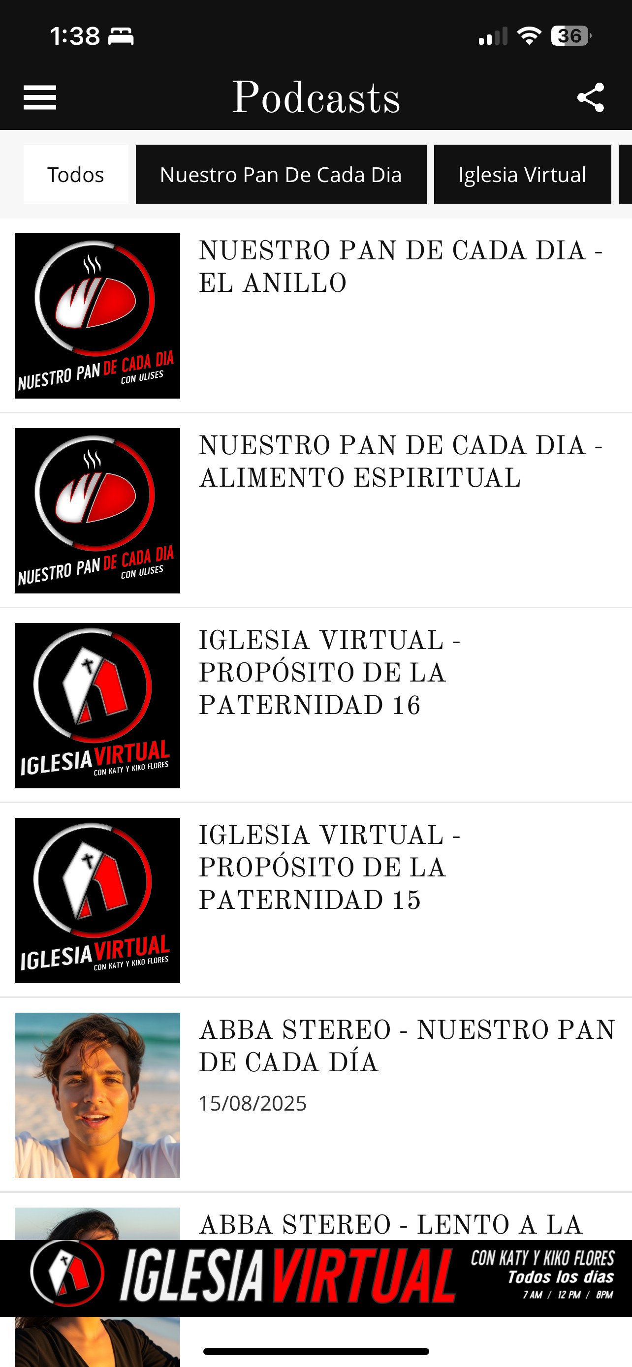 App Abba Stereo - Podcast por programa