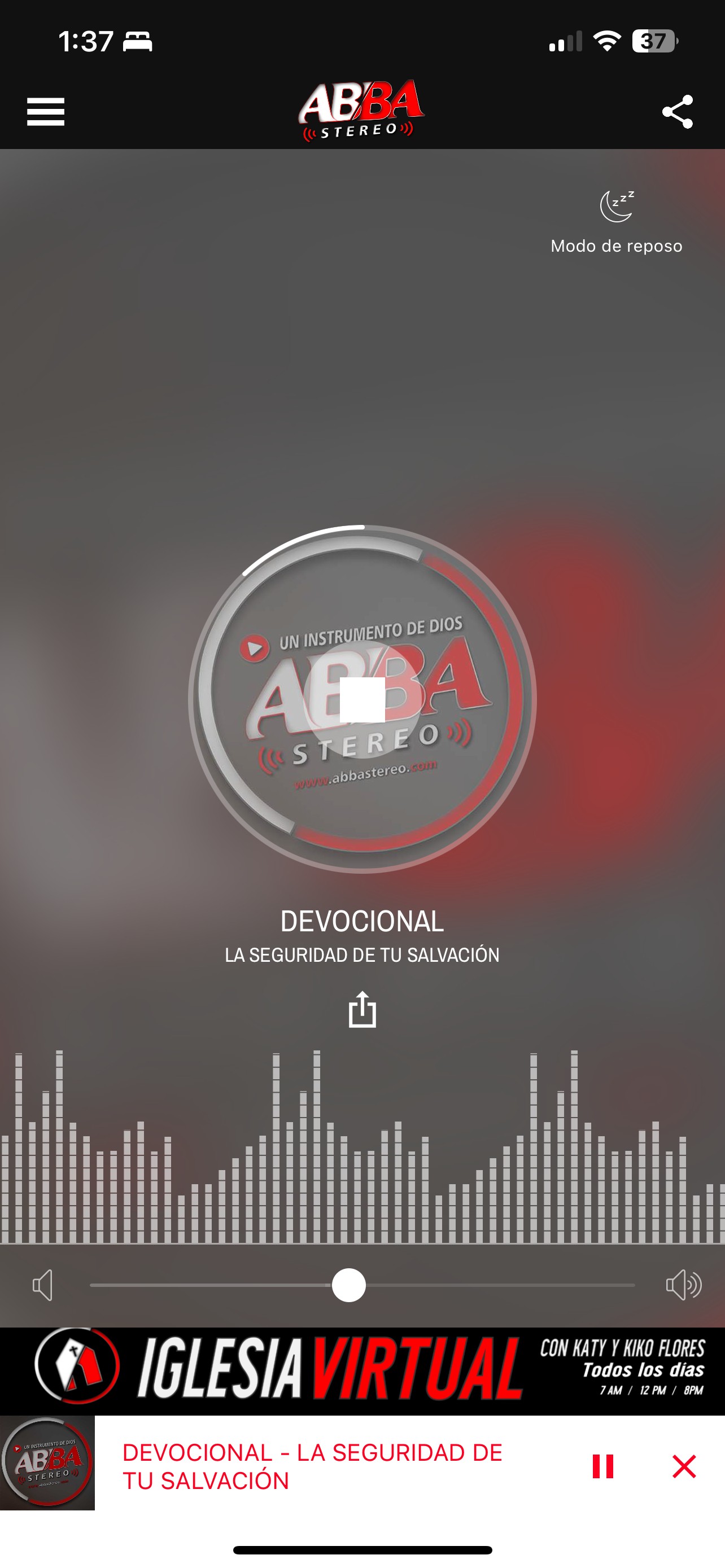 App Abba Stereo - Radio con metadatos