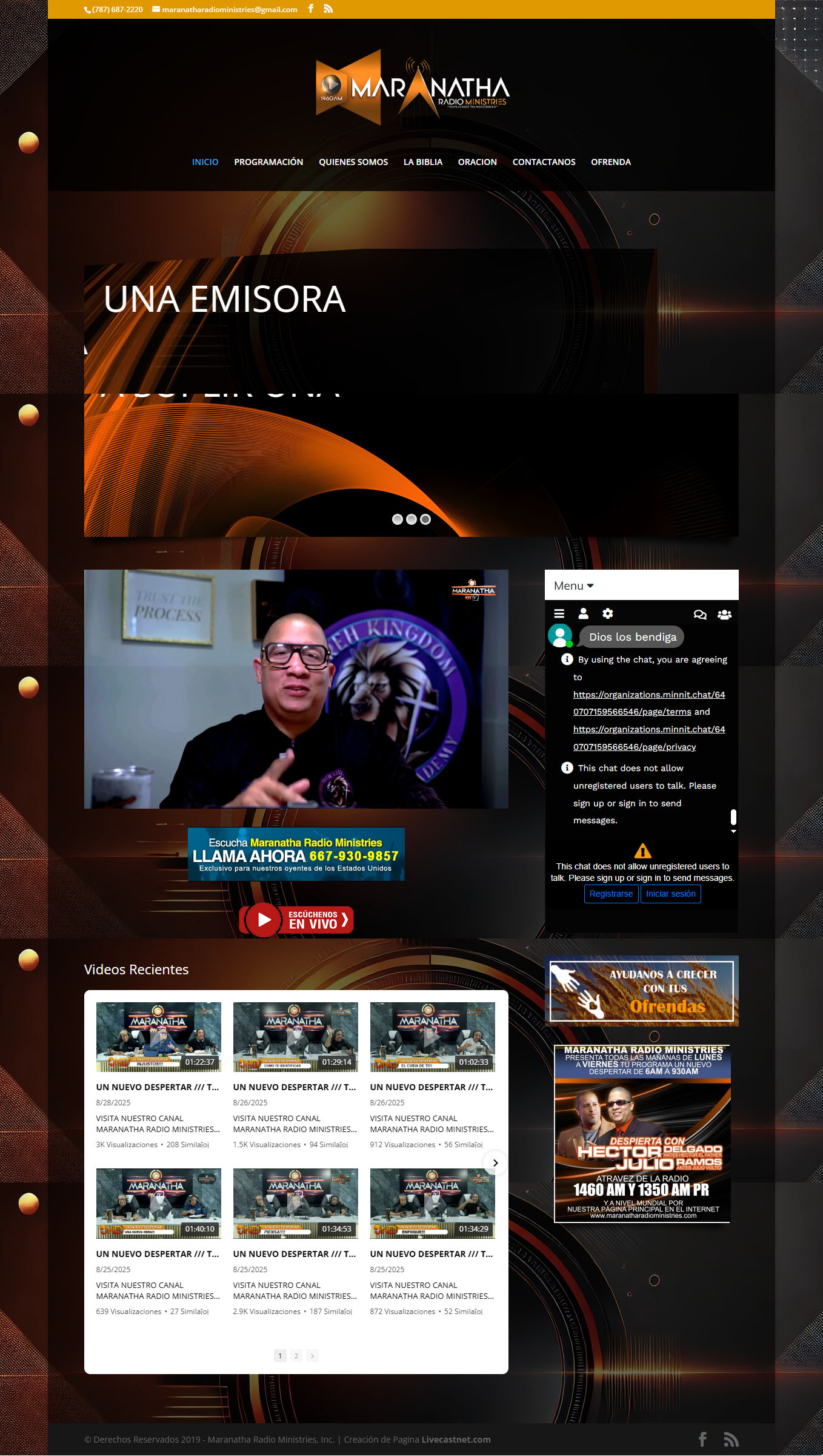 Web de Maranatha