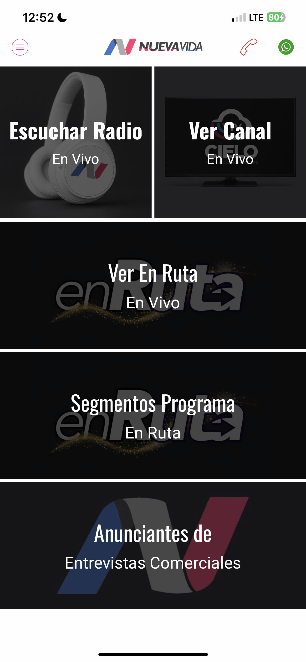 App iOS de Nueva Vida - En Vivo